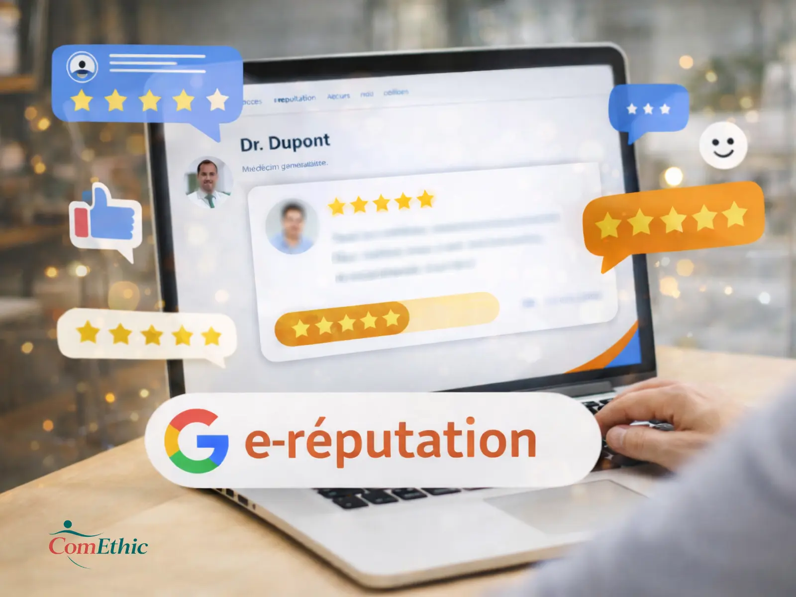 Agence de communication médicale spécialisée ComEthic : accompagnement des médecins, dentistes et cliniques