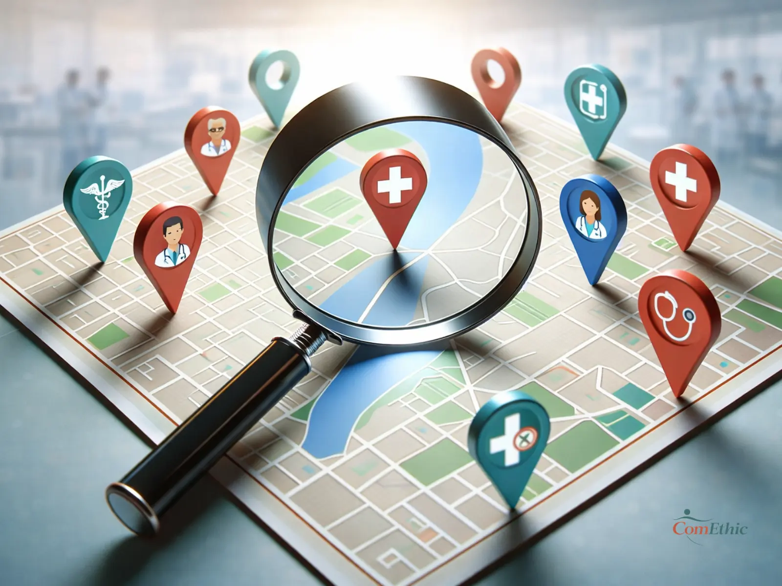Audit visibilité locale cabinet médical : analyse Google, Pages Jaunes, Apple Plans et cohérence NAP | ComEthic