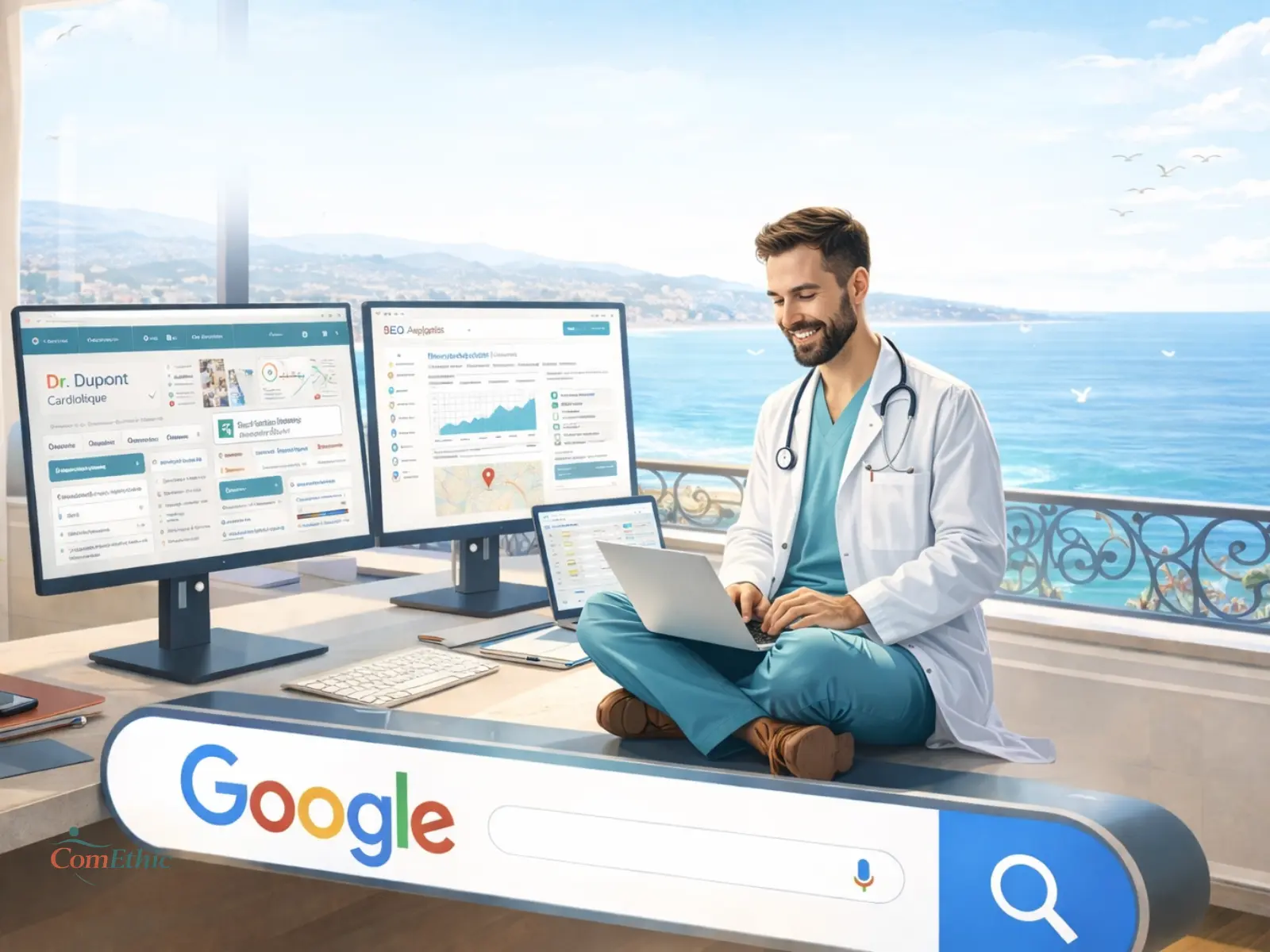 Combien de temps pour apparaître sur Google en tant que médecin ?