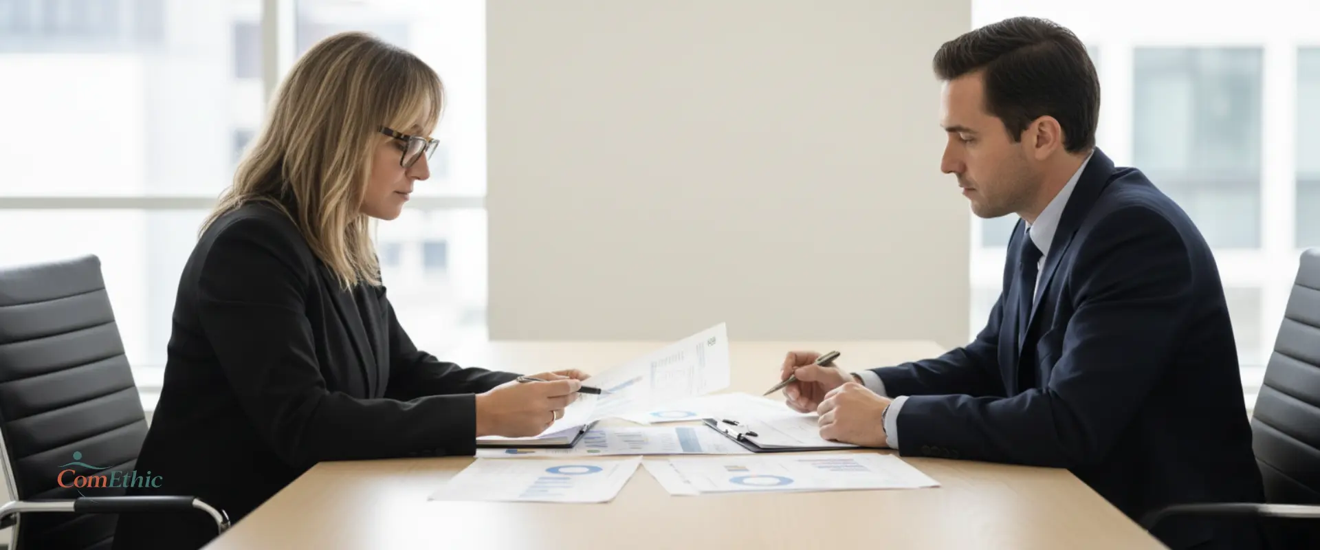 ComEthic, agence de communication santé spécialisée pour médecins, structurant la visibilité digitale et la stratégie conforme au cadre déontologique.