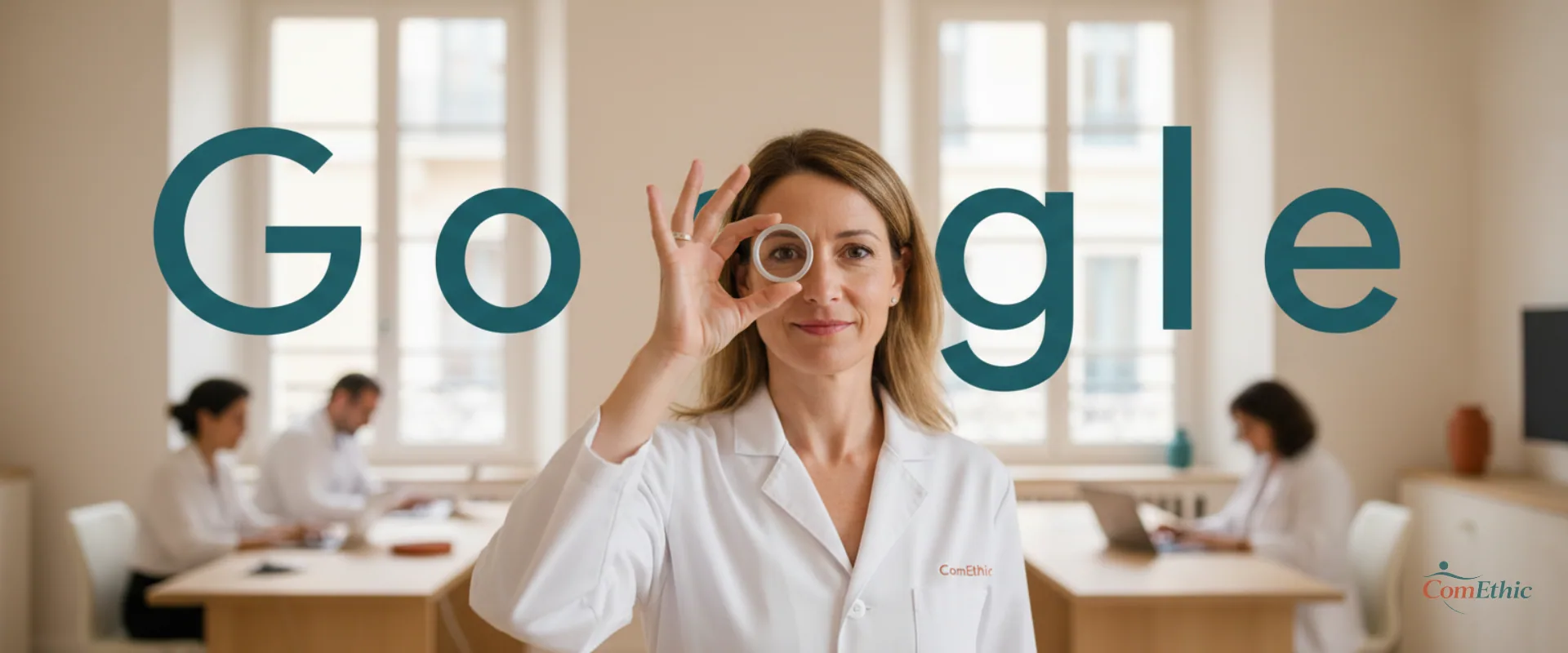 Médecin niçois accompagné par ComEthic pour son référencement médical sur Google et les IA