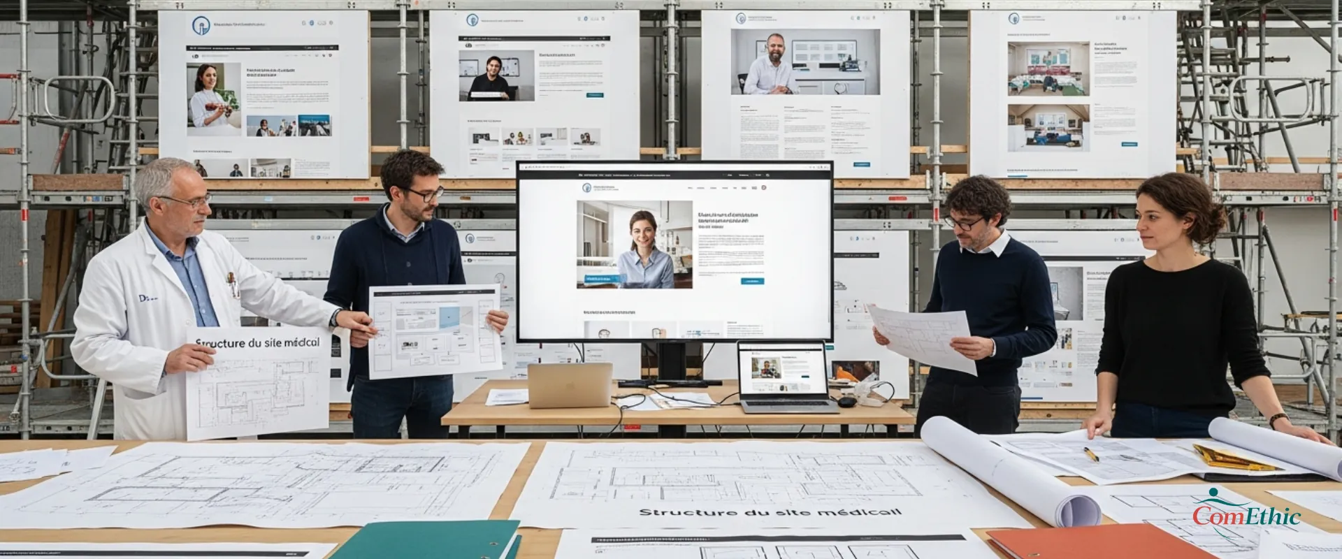 Comment construire un site internet médical stratégique pour un médecin avec l'agence santé ComEthic