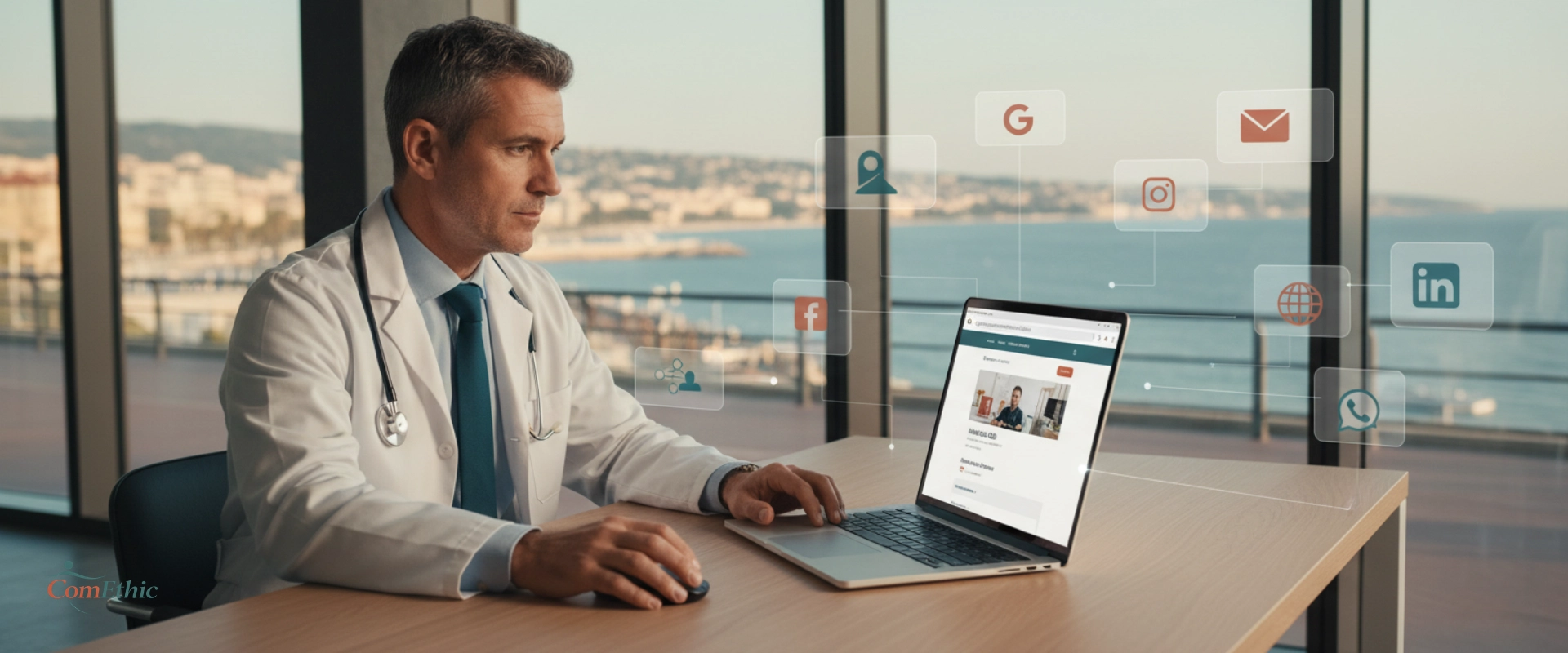 Devis communication médicale pour cabinet et clinique · agence spécialisée santé à Nice