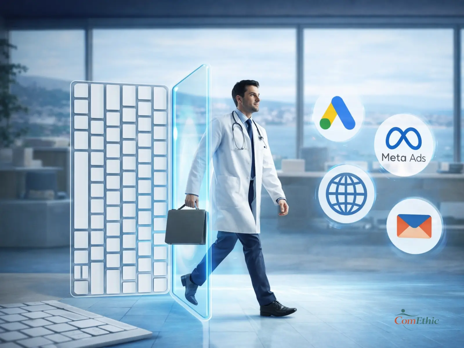 Expertise agence publicité médicale Google Ads et Meta Ads pour cabinet médical