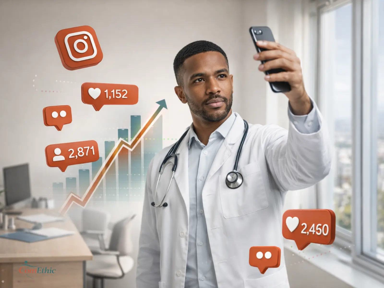 instagram médecin : gestion du compte pour améliorer la crédibilité perçue d’un cabinet médical