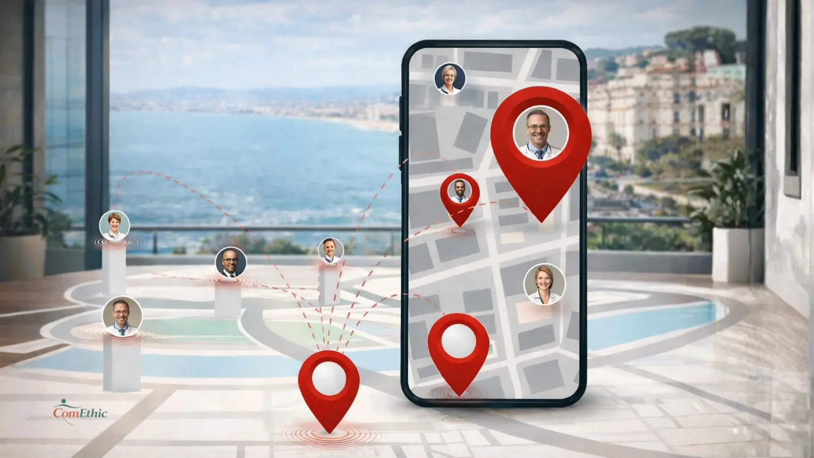 Google Maps cabinet médical et visibilité locale d’un établissement de santé