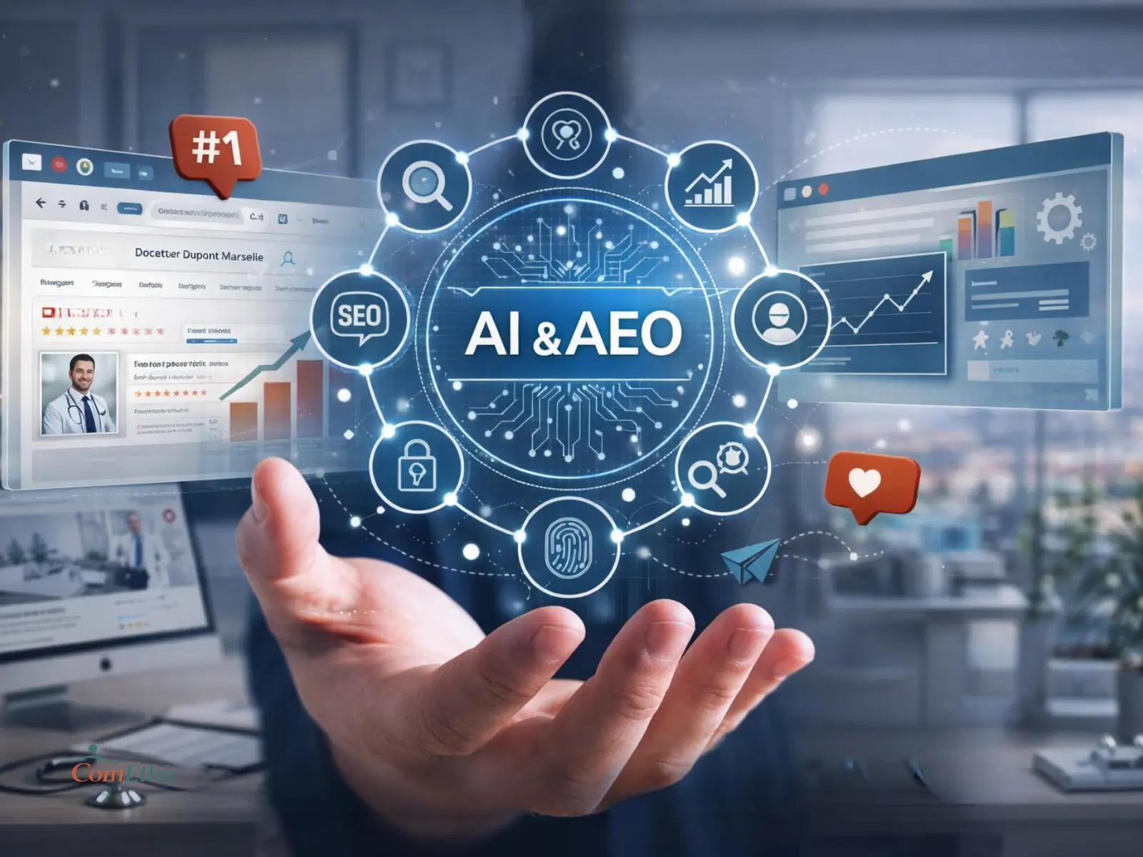 intelligence artificielle et visibilité médecin
