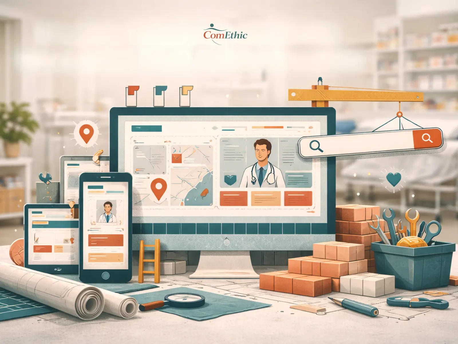 Site internet médecin efficace : visibilité médicale et structuration SEO