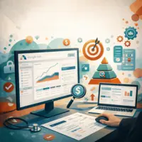 Devis campagnes multi-leviers pour médecin : Google Ads, Meta Ads, landing pages multiples et structuration avancée de l’acquisition