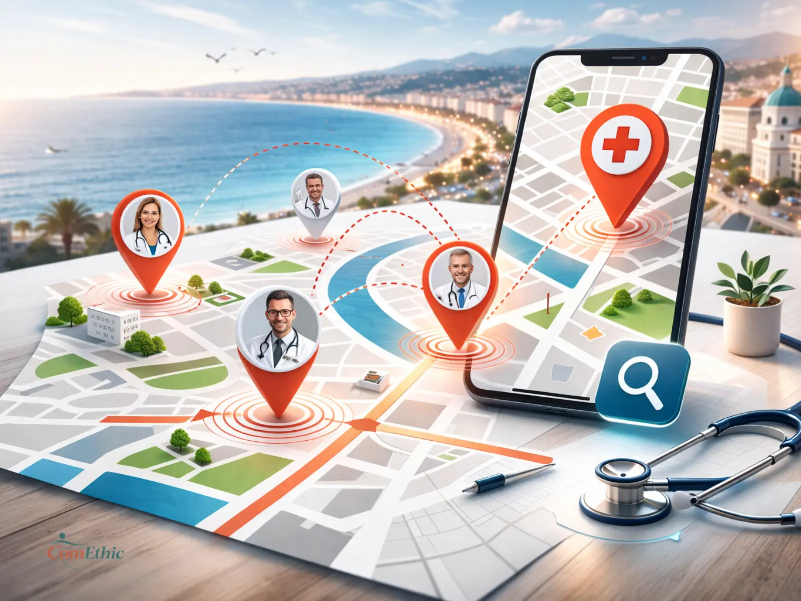 Google Maps cabinet médical et cohérence des informations locales d’un établissement de santé