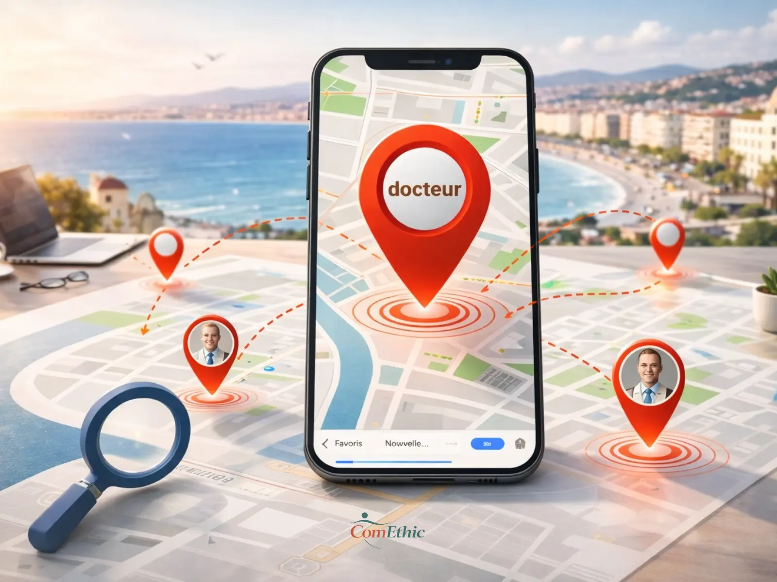 Google Maps cabinet médical et positionnement d’un établissement dans les résultats locaux