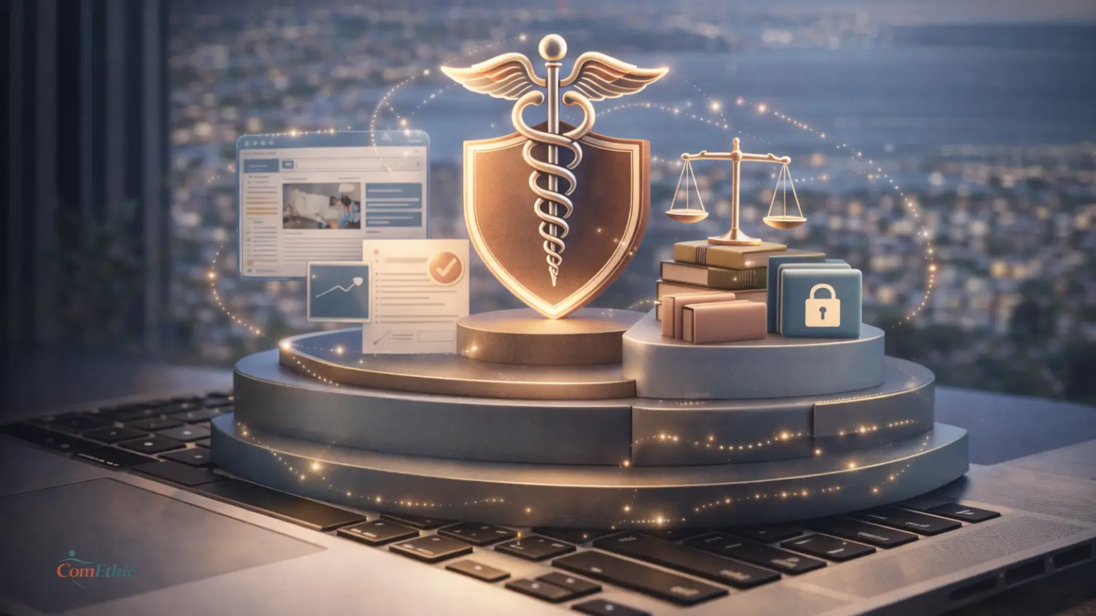 Site médical et déontologie : exemple d’architecture conforme favorisant la visibilité d’un cabinet médical en 2026