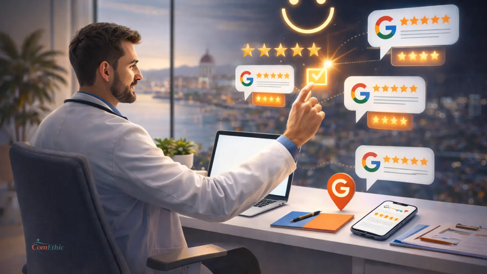 avis négatif médecin sur Google et impact sur la réputation locale d’un cabinet médical
